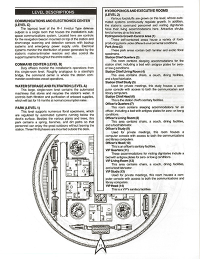 FASA Regula-1 Orbital Station Deckplans