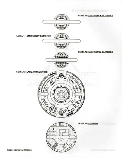 FASA Regula-1 Orbital Station Deckplans