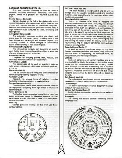 FASA Regula-1 Orbital Station Deckplans