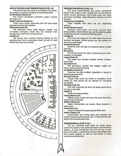 FASA Regula-1 Orbital Station Deckplans