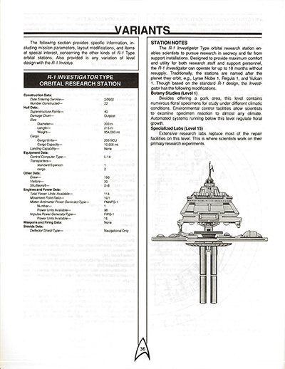 FASA Regula-1 Orbital Station Deckplans