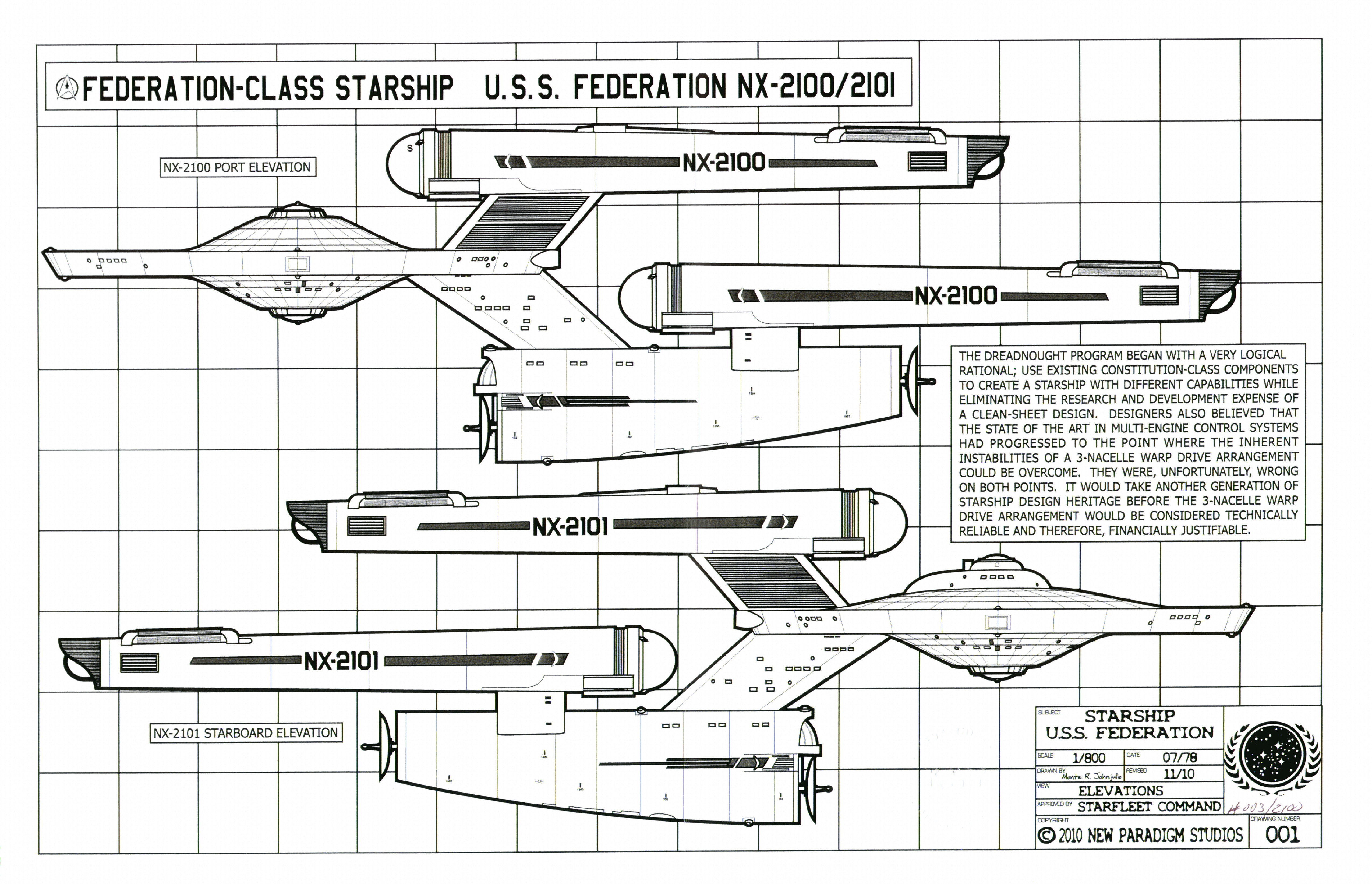 star trek ship schematics book