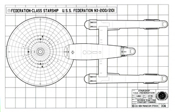 Federation Class Starship - U.S.S. Federation NX-2112