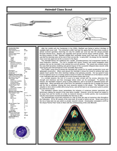 Federation Ship Recognition Manual - 2386 Edition