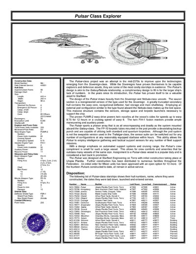Federation Ship Recognition Manual - 2386 Edition