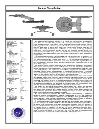 Federation Ship Recognition Manual - 2386 Edition