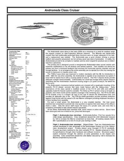 Federation Ship Recognition Manual - 2386 Edition