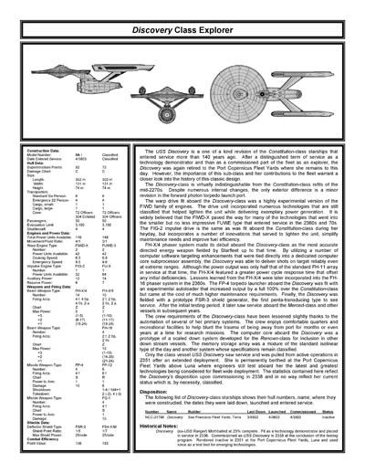 Federation Ship Recognition Manual - 2386 Edition