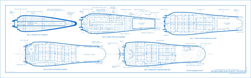 Franz Joseph Booklet of General Plans: U.S.S. Constitution Class REMASTERED
