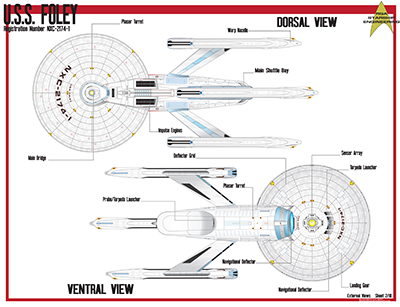 Foley Class Command Dreadnought - NXC-2174-1 Schematics