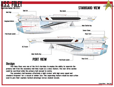 Foley Class Command Dreadnought - NXC-2174-1 Schematics
