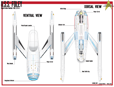 Foley Class Command Dreadnought - NXC-2174-1 Schematics