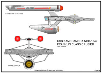 Franklin Class Cruiser - U.S.S. Kamehameha NCC-1642