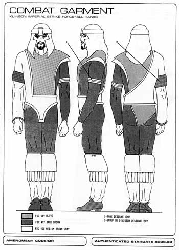 Combat Garment - Klingon Imperial Strike Force