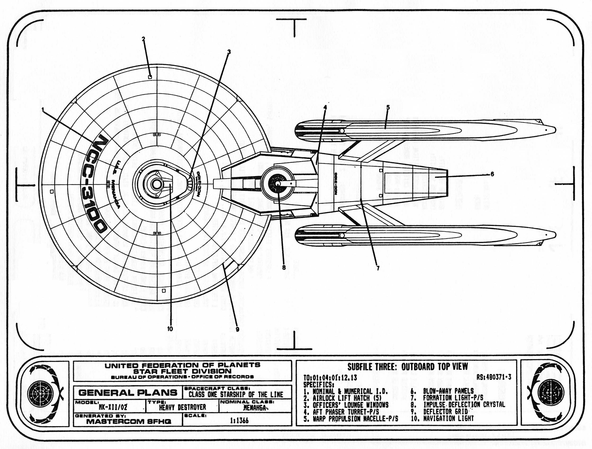 Star Trek Blueprints: Federation Reference Series: Volume 3