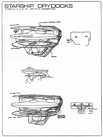 Starship Drydock - Type D-11 & D-14
