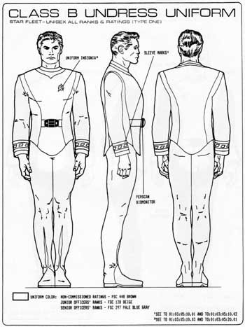 Class B Undress Uniform - Unisex/All Ranks Type One
