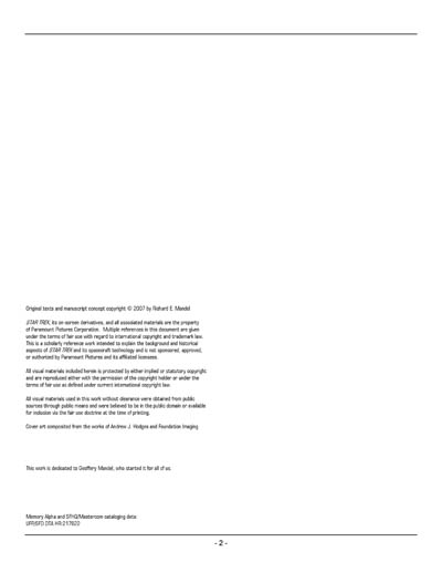 Federation Spaceflight Chronology - Terran Orientation - Prime One Timeline - Compilation Version