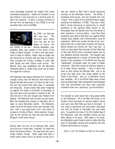 Federation Spaceflight Chronology - Terran Orientation - Prime One Timeline - Compilation Version