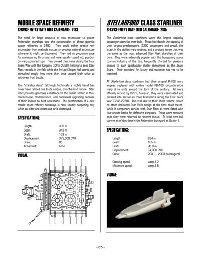 Federation Spaceflight Chronology - Terran Orientation - Prime One Timeline - Compilation Version
