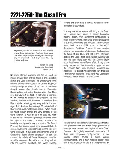 Federation Spaceflight Chronology - Terran Orientation - Prime One Timeline - Compilation Version