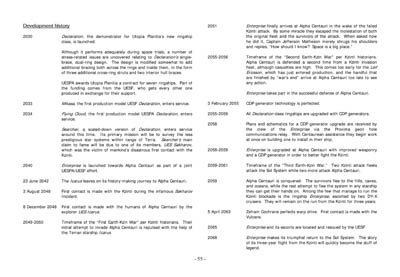 Federation Spaceflight Chronology - Terran Orientation - Prime Two Edition - Modified Okuda Timeline