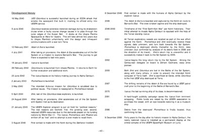 Federation Spaceflight Chronology - Terran Orientation - Prime Two Edition - Modified Okuda Timeline