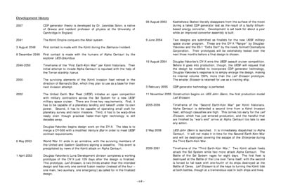 Federation Spaceflight Chronology - Terran Orientation - Prime Two Edition - Modified Okuda Timeline