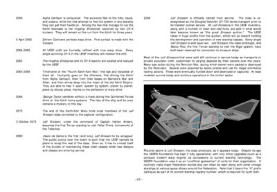 Federation Spaceflight Chronology - Terran Orientation - Prime Two Edition - Modified Okuda Timeline