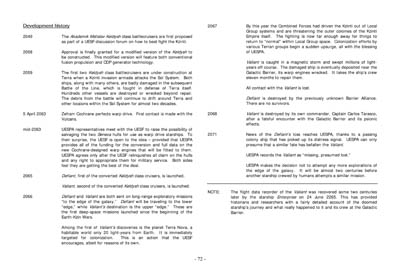 Federation Spaceflight Chronology - Terran Orientation - Prime Two Edition - Modified Okuda Timeline