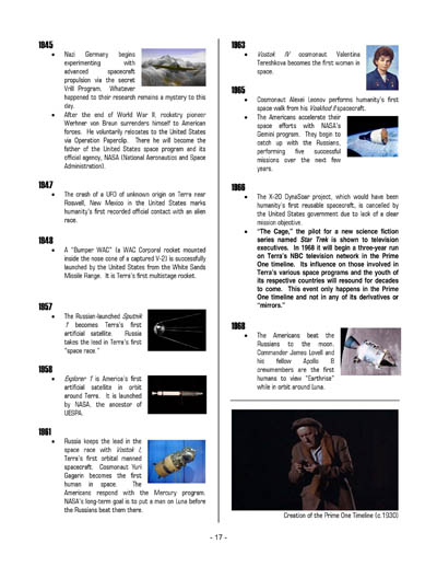 Federation Spaceflight Chronology - Terran Orientation - Volume 1