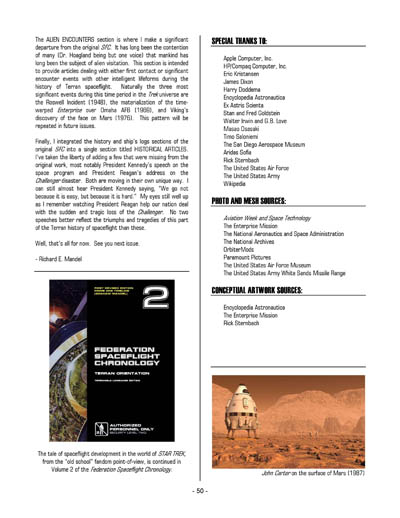Federation Spaceflight Chronology - Terran Orientation - Volume 1