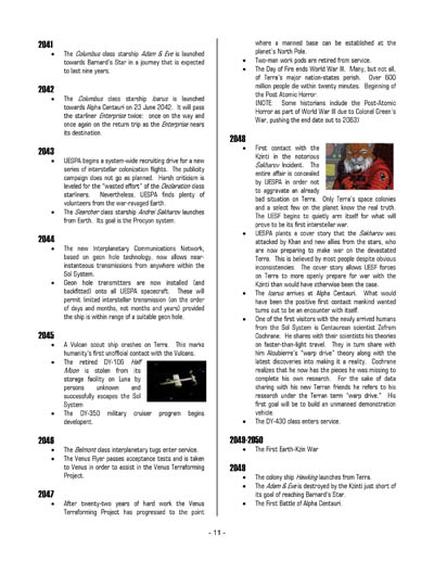Federation Spaceflight Chronology - Terran Orientation - Volume 3