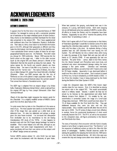 Federation Spaceflight Chronology - Terran Orientation - Volume 3
