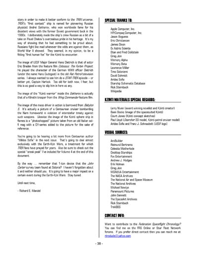 Federation Spaceflight Chronology - Terran Orientation - Volume 3