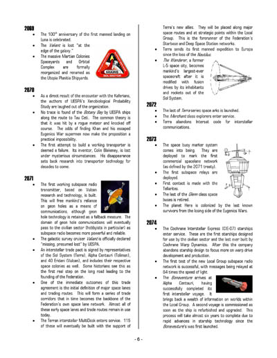 Federation Spaceflight Chronology - Terran Orientation - Volume 5
