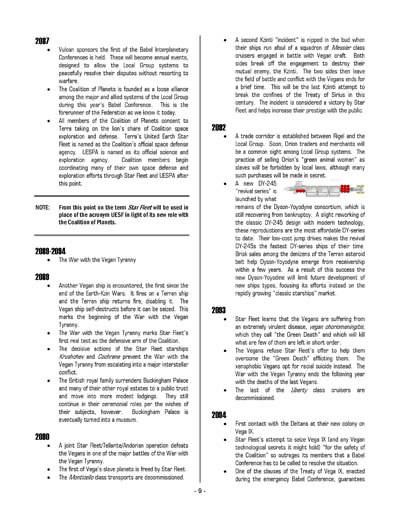 Federation Spaceflight Chronology - Terran Orientation - Volume 5