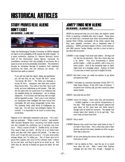 Federation Spaceflight Chronology - Terran Orientation - Volume 5