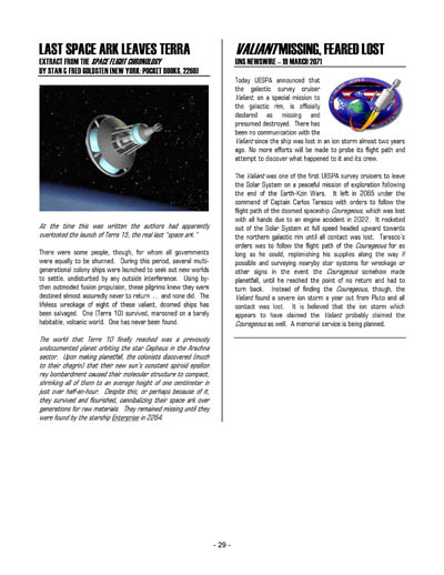Federation Spaceflight Chronology - Terran Orientation - Volume 5