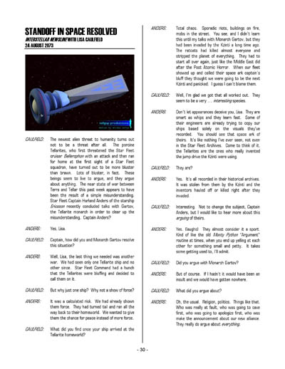 Federation Spaceflight Chronology - Terran Orientation - Volume 5