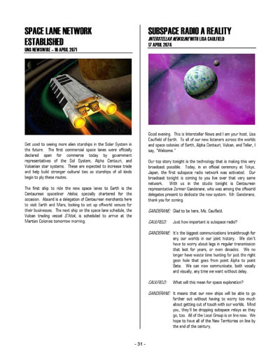 Federation Spaceflight Chronology - Terran Orientation - Volume 5