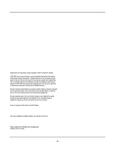 Federation Spaceflight Chronology - Terran Orientation - Volume 6