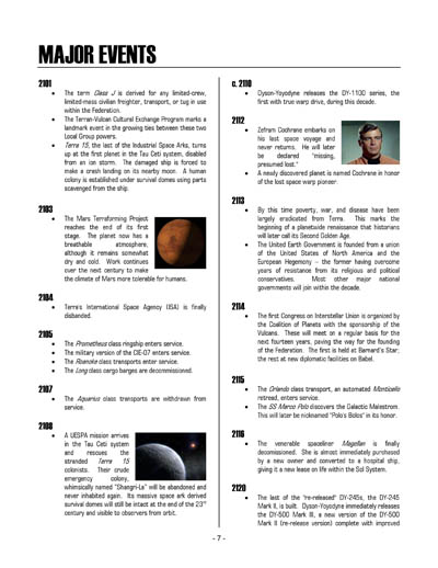 Federation Spaceflight Chronology - Terran Orientation - Volume 6