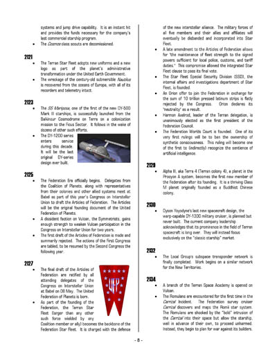 Federation Spaceflight Chronology - Terran Orientation - Volume 6
