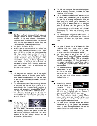 Federation Spaceflight Chronology - Terran Orientation - Volume 6