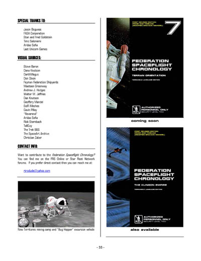 Federation Spaceflight Chronology - Terran Orientation - Volume 6