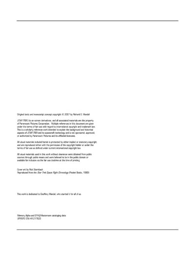 Federation Spaceflight Chronology - Terran Orientation - Volume 7