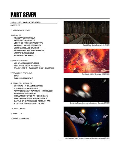 Federation Spaceflight Chronology - Terran Orientation - Volume 7