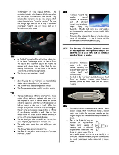 Federation Spaceflight Chronology - Terran Orientation - Volume 8