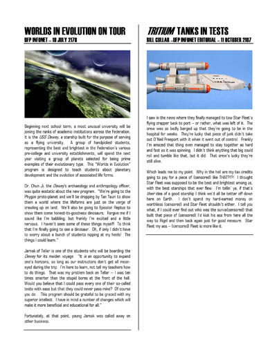 Federation Spaceflight Chronology - Terran Orientation - Volume 8